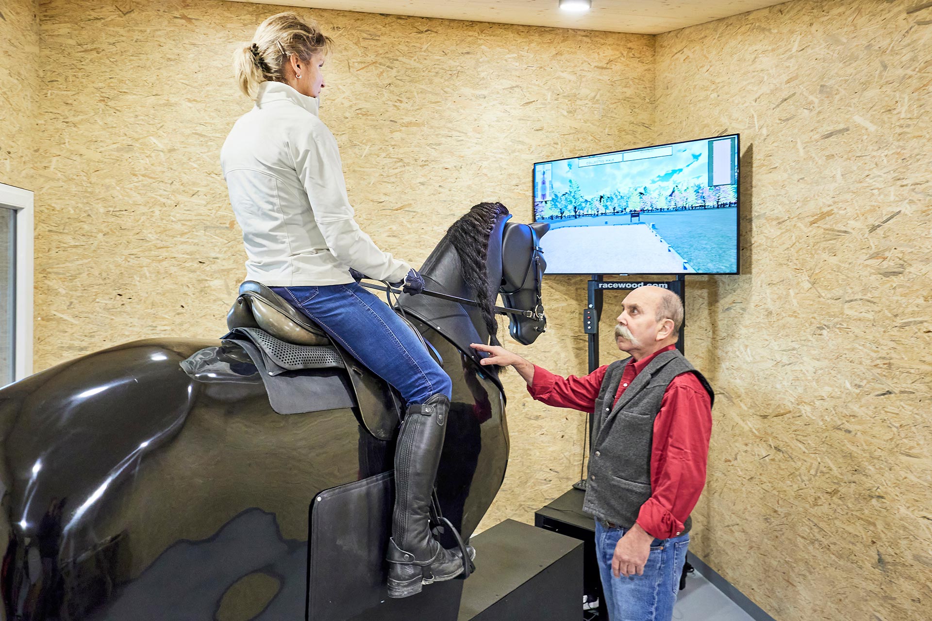 Reitsimulator Training mit Markus Erne